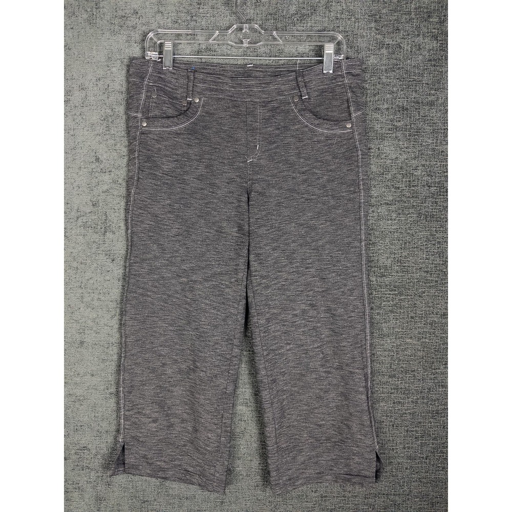 Kuhl Capri Pants Womens 10 Gray Hiking Trail Stretch Gorpcore Straight